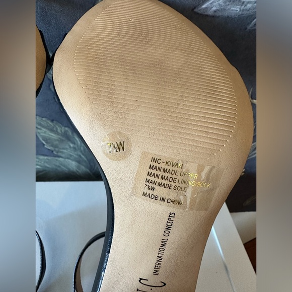 NWOT - INC International Concepts Kivah Two-Piece Sandal Heel - Picture 12 of 13